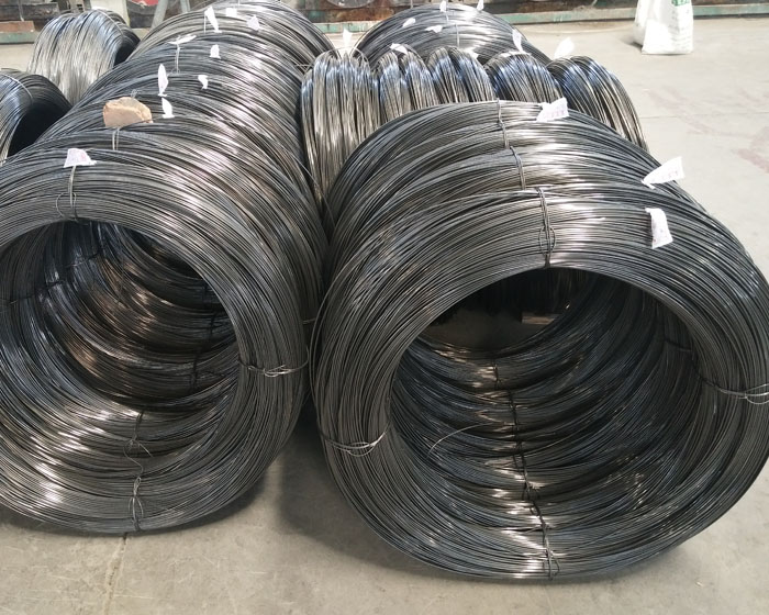 Raw pull spring steel wire