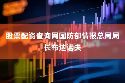 股票配资查询网国防部情报总局局长布达诺夫